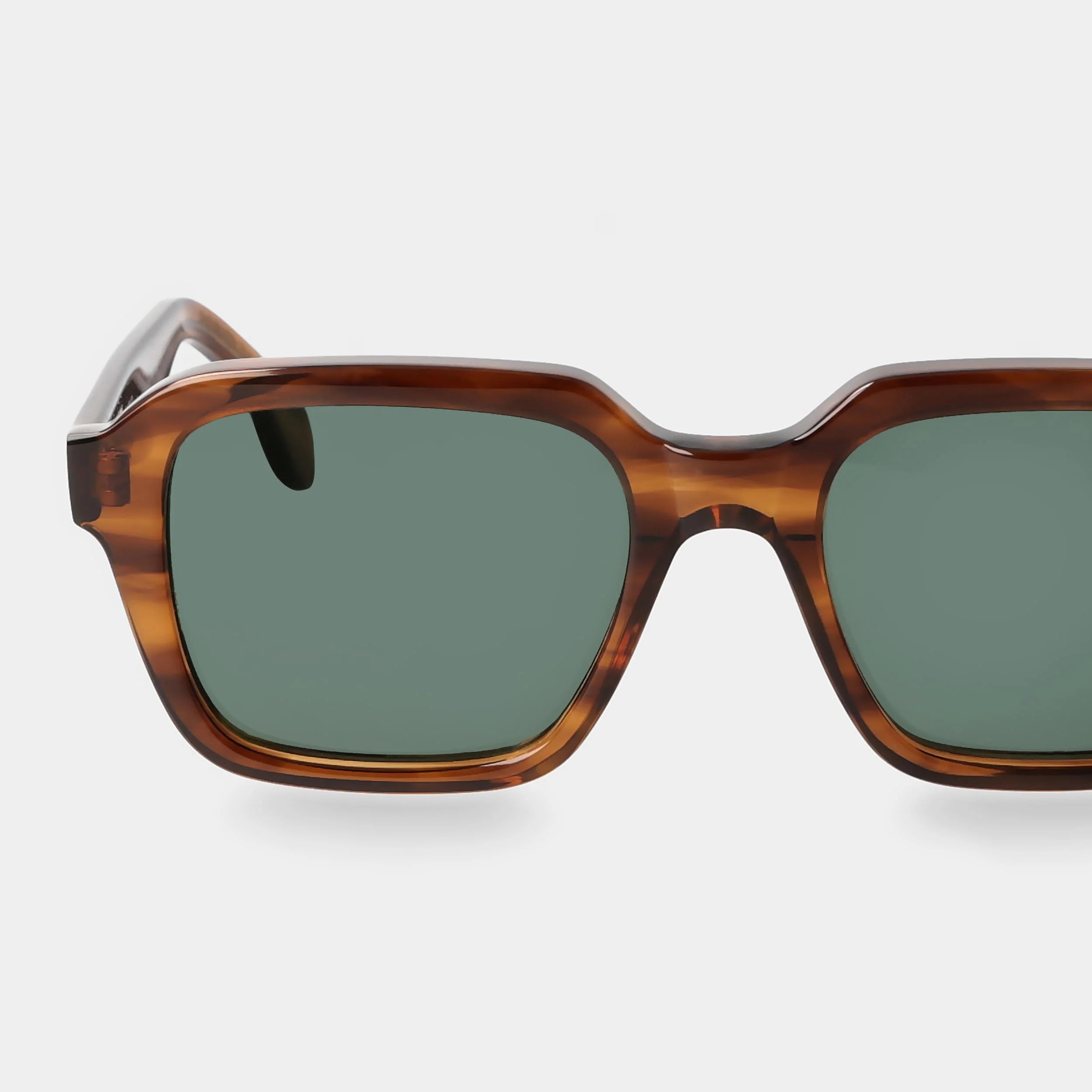 TBD Eyewear Lino Earth Bio Bottle Green Lens Sunglasses Detail