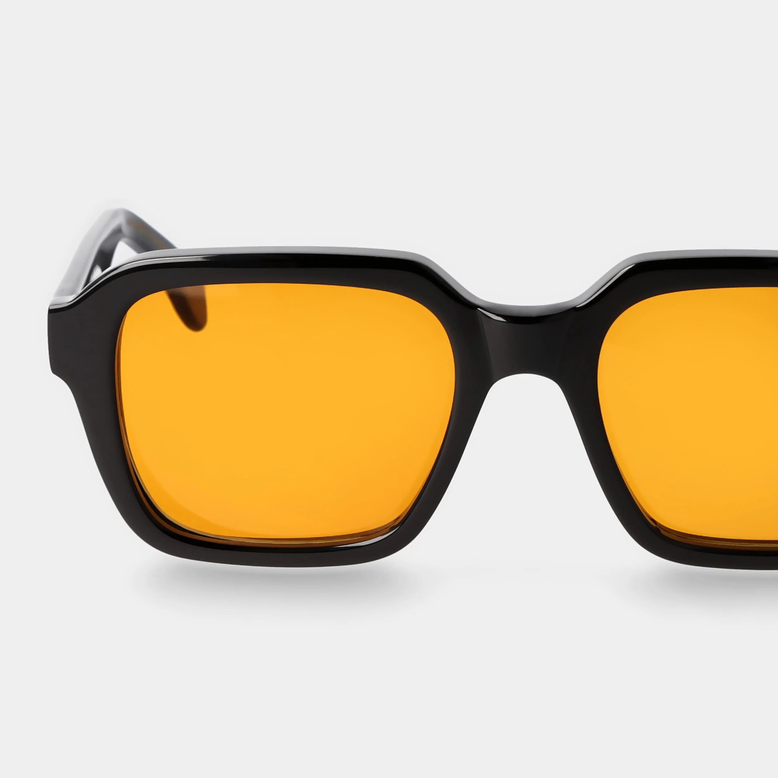 TBD Eyewear Lino Eco Black Orange Lens Sunglasses Detail