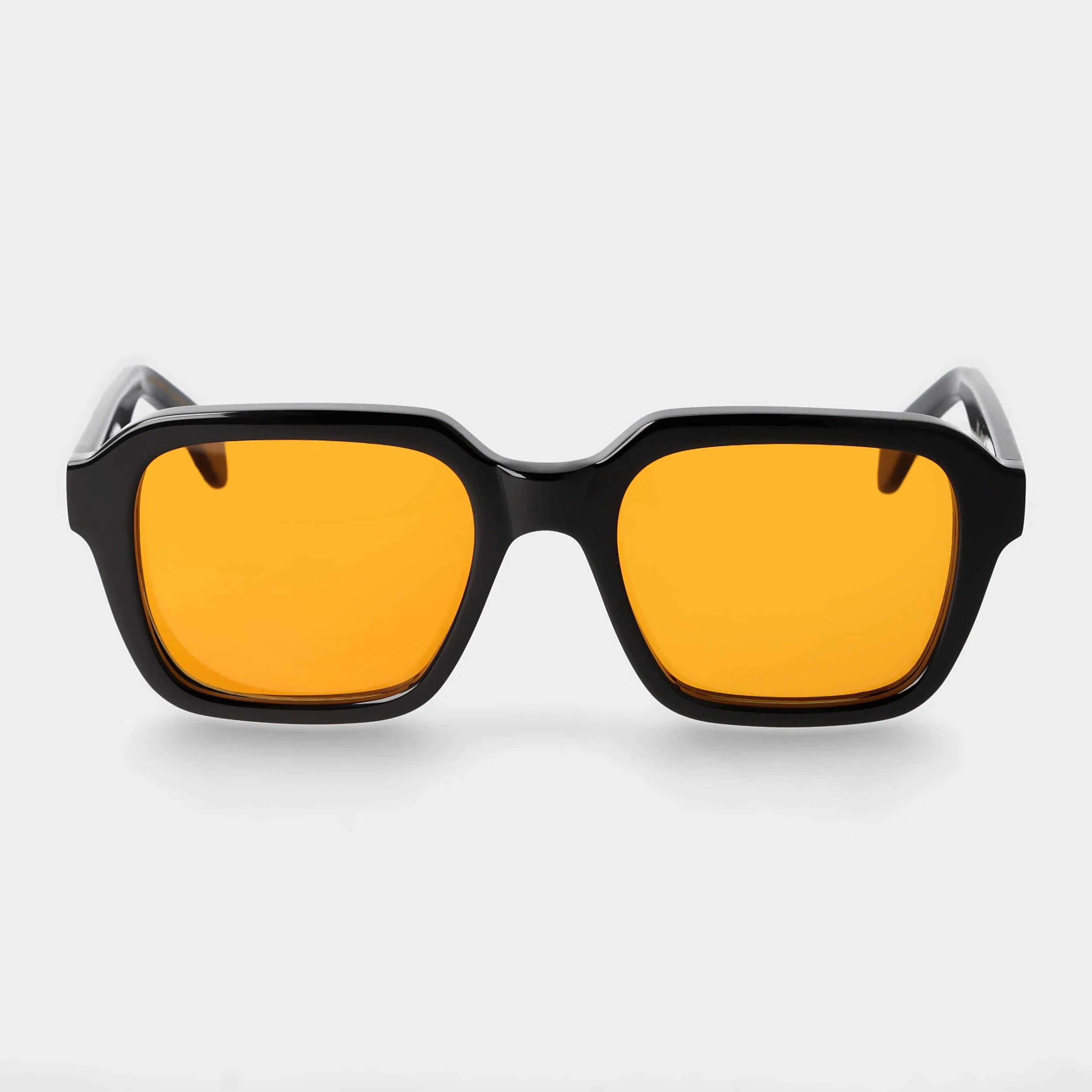 TBD Eyewear Lino Eco Black Orange Lens Sunglasses Front