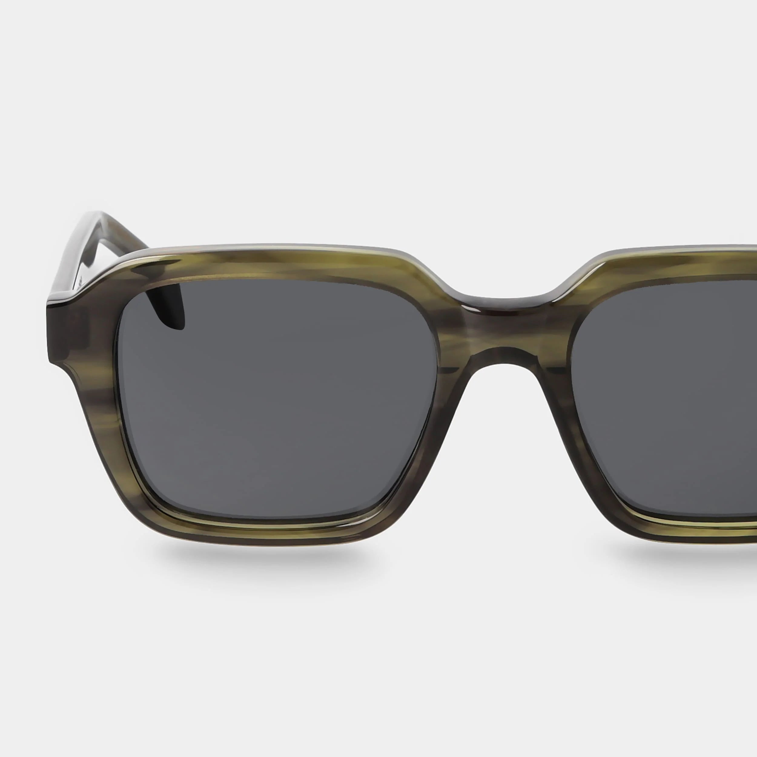 TBD Eyewear Lino Eco Green Grey Lens Sunglasses Detail