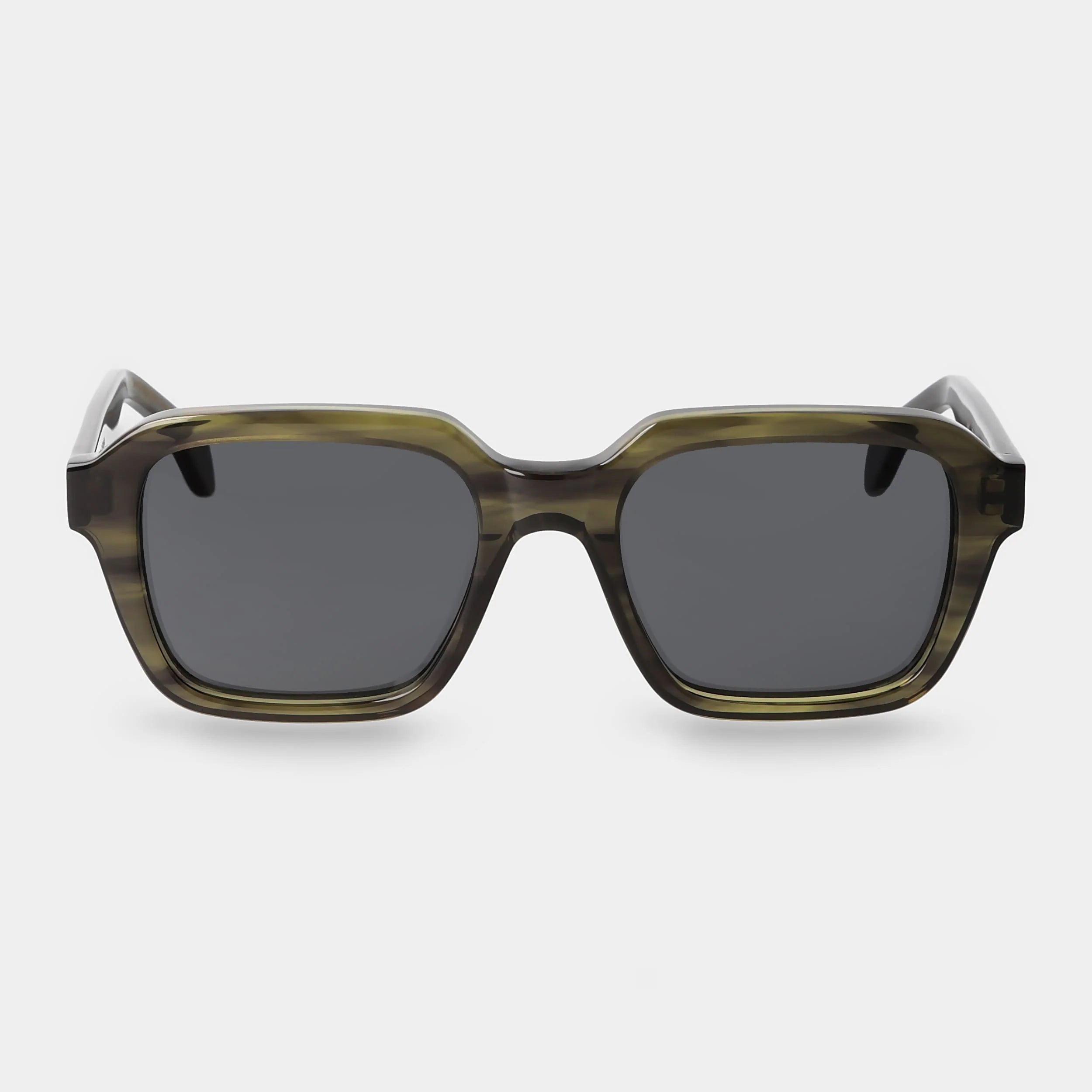 TBD Eyewear Lino Eco Green Grey Lens Sunglasses Front