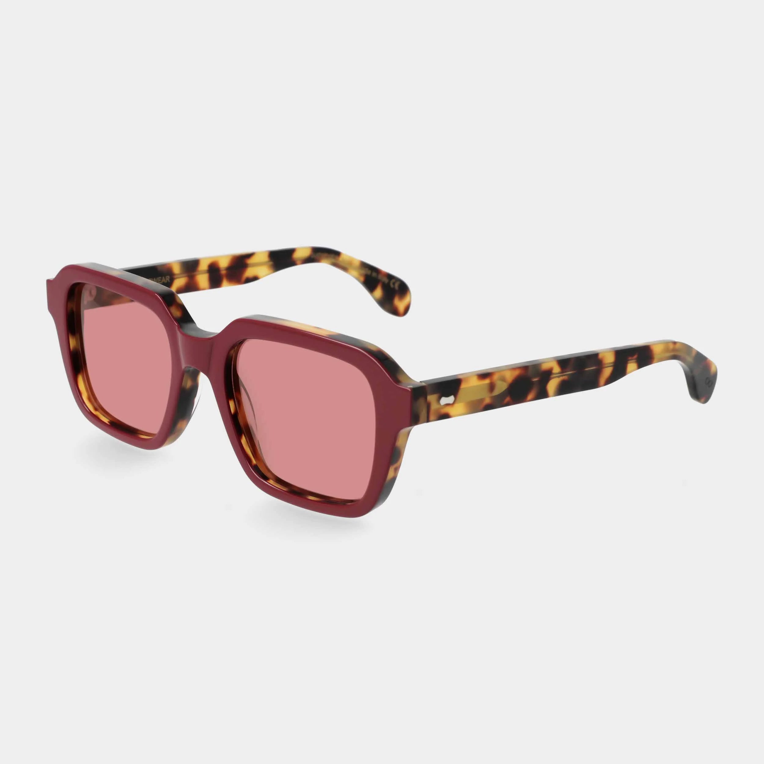 TBD Eyewear Lino Plum Red Sunglasses Total