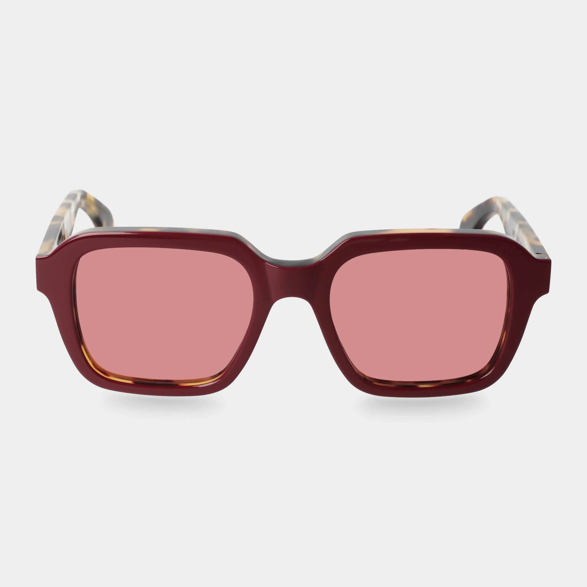 TBD Eyewear Lino Plum Red Sunglasses Front