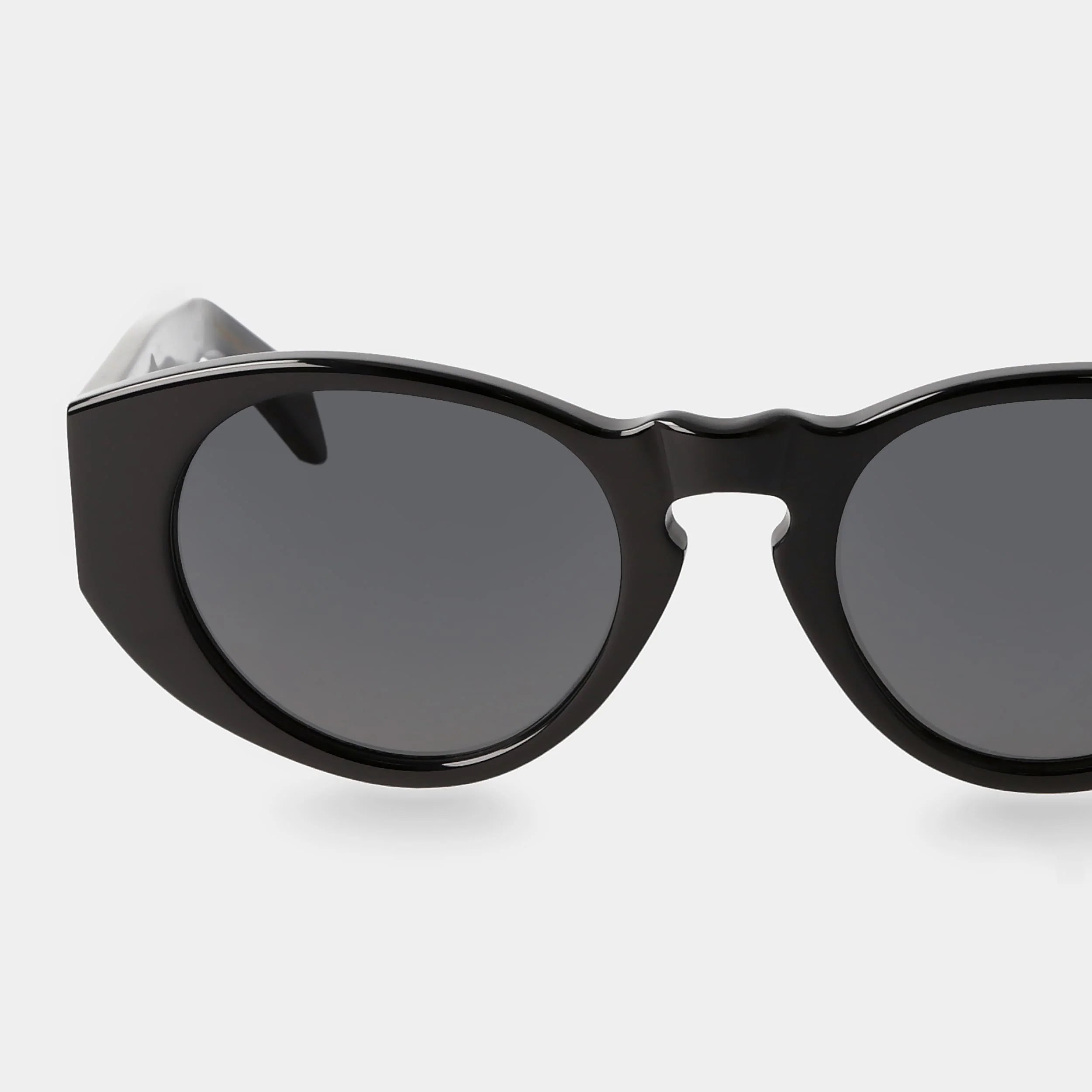 TBD Eyewear Madras Eco Black Grey Lens Sunglasses Detail