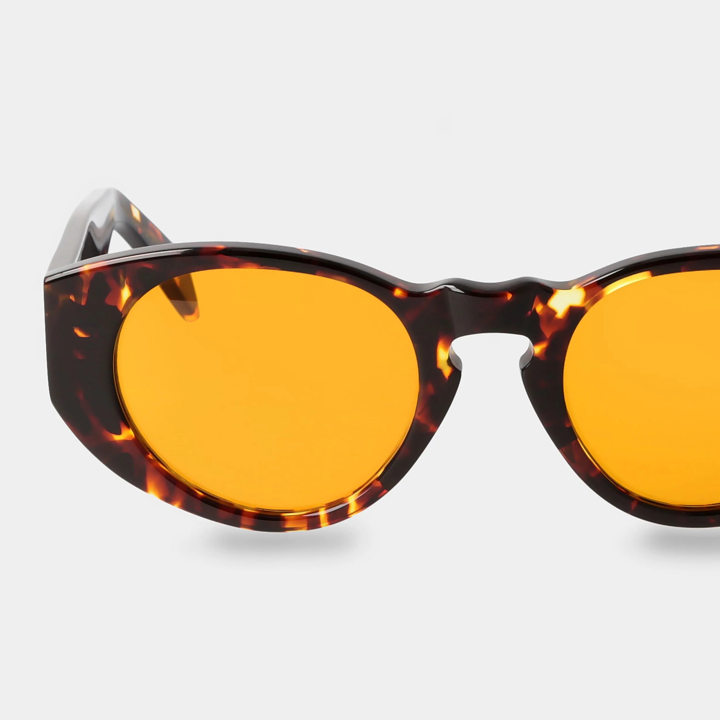 TBD Eyewear Madras Eco Dark Havana Orange Lens Sunglasses Detail