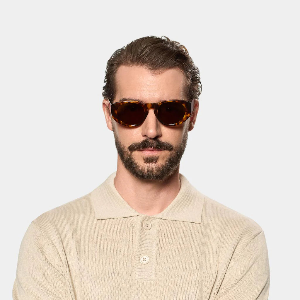 TBD Eyewear Madras Eco Spotted Havana Tobacco Lens Sunglasses Man