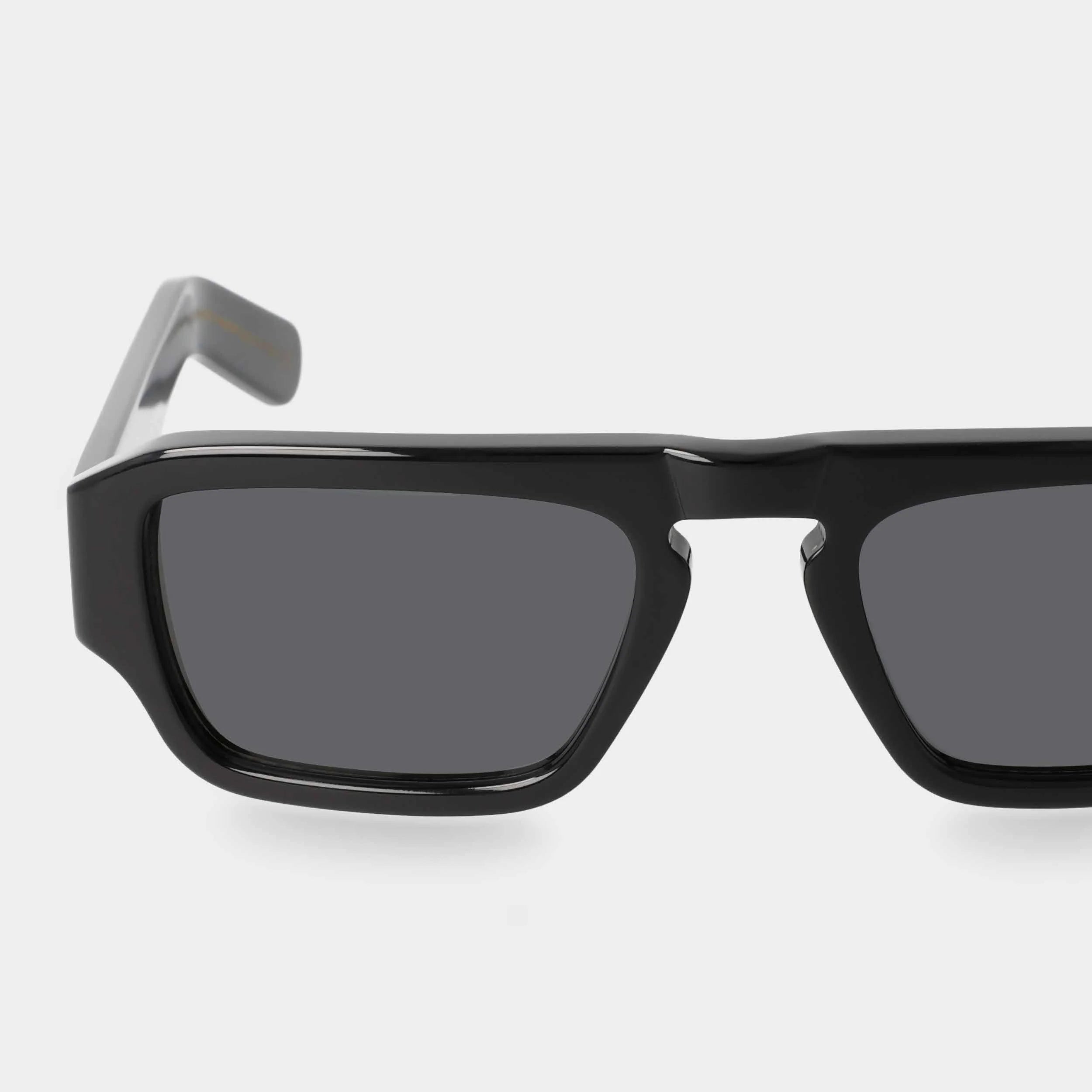 TBD Eyewear Mist Eco Black Grey Lens Sunglasses Detail