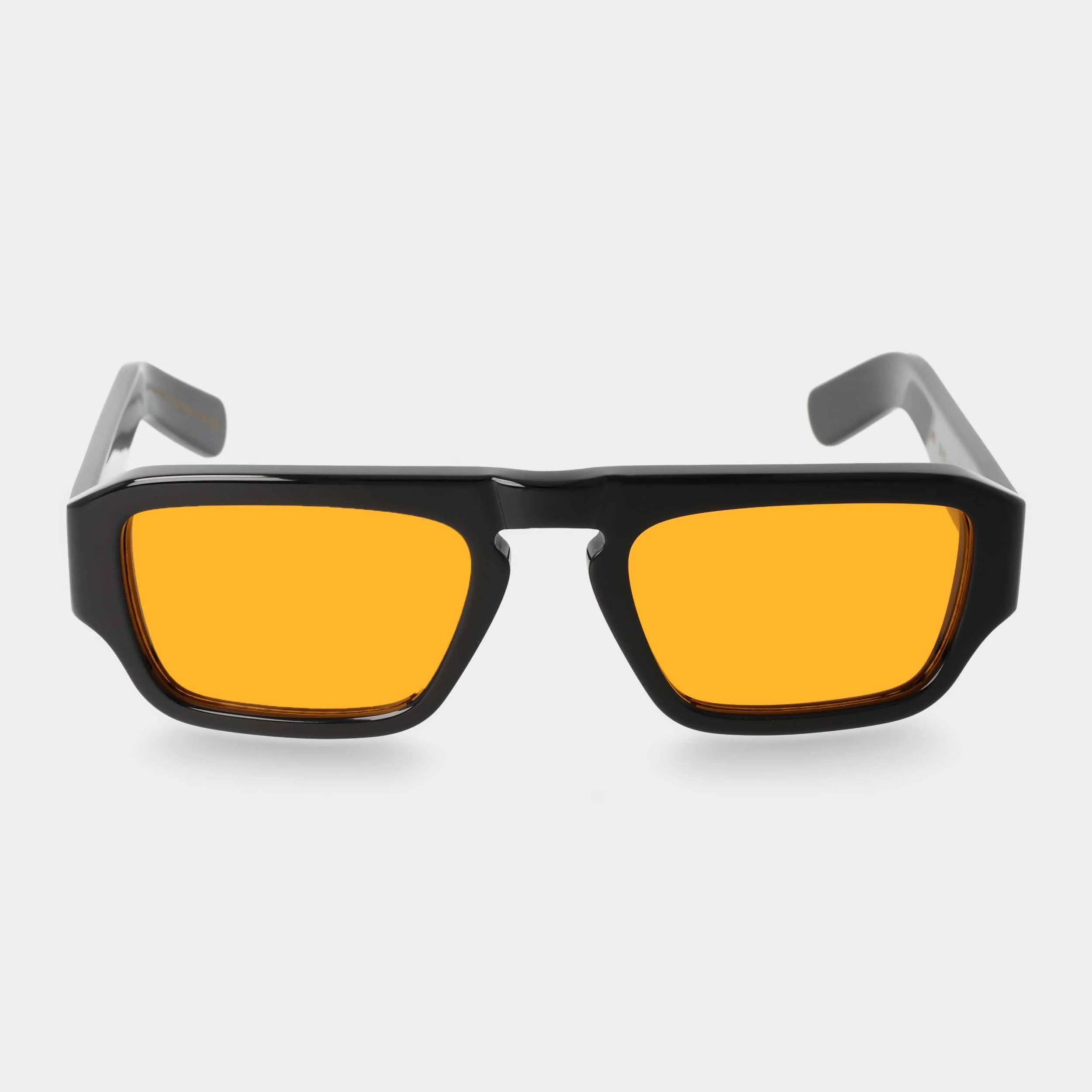 TBD Eyewear Mist Eco Black Orange Lens Sunglasses Front