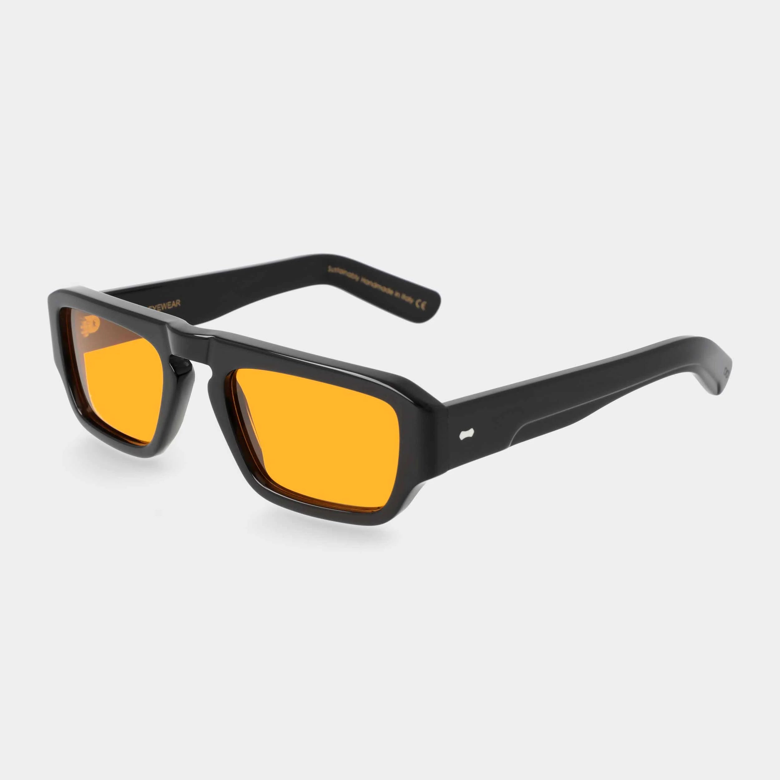 TBD Eyewear Mist Eco Black Orange Lens Sunglasses Total