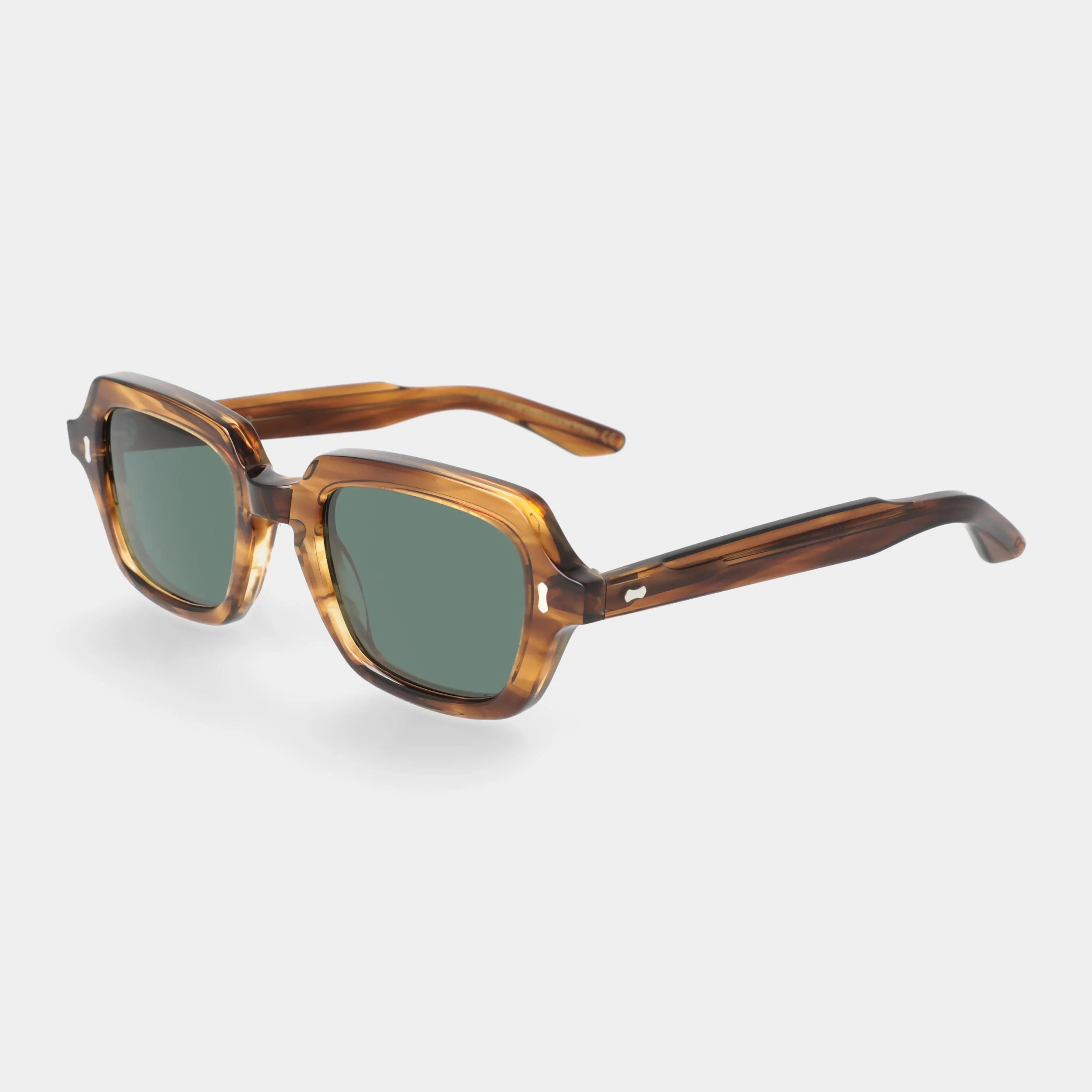 TBD Eyewear Oak Earth Bio Bottle Green Lens Sunglasses Angle