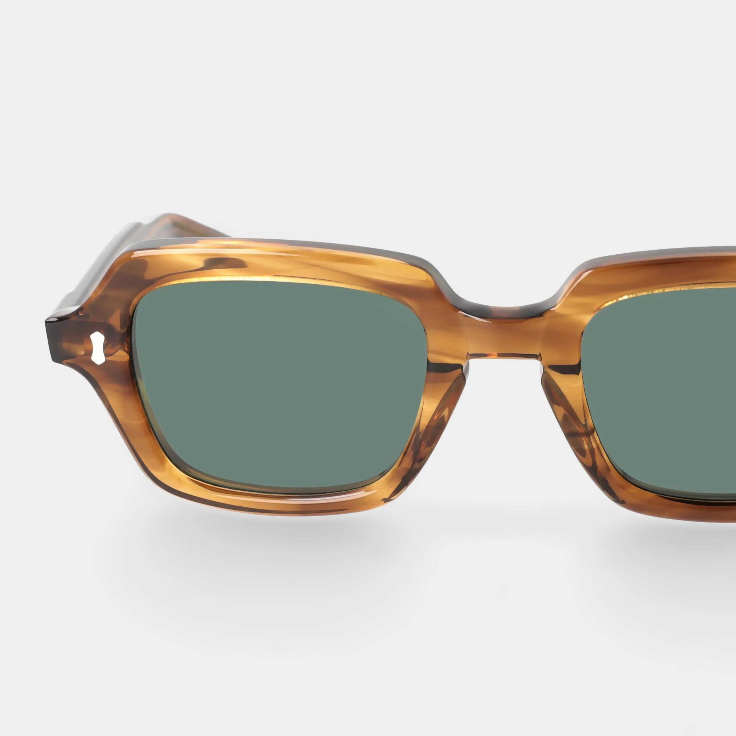 TBD Eyewear Oak Earth Bio Bottle Green Lens Sunglasses Detail