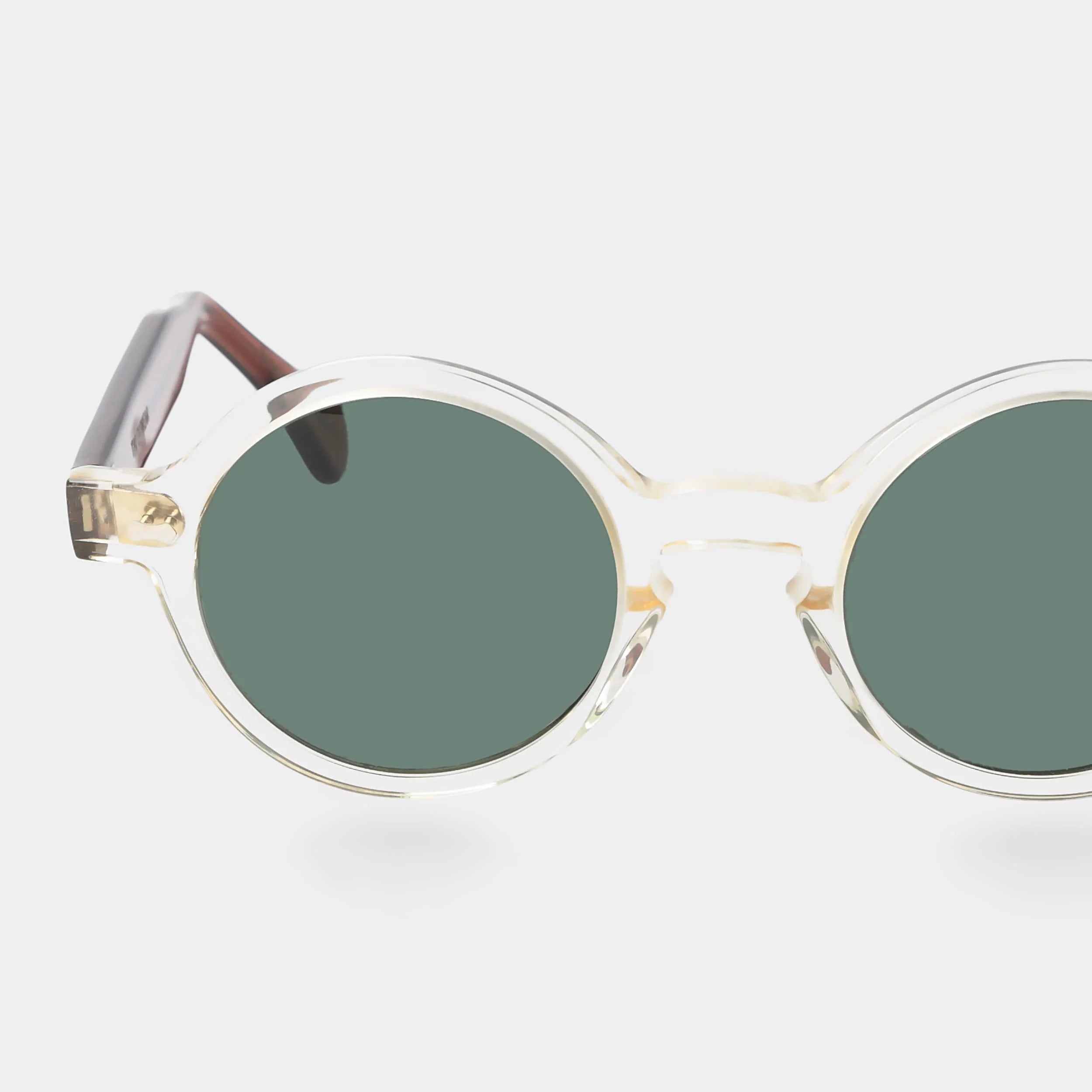 TBD Eyewear Oxford Bicolor Bottle Green Lens Sunglasses Detail