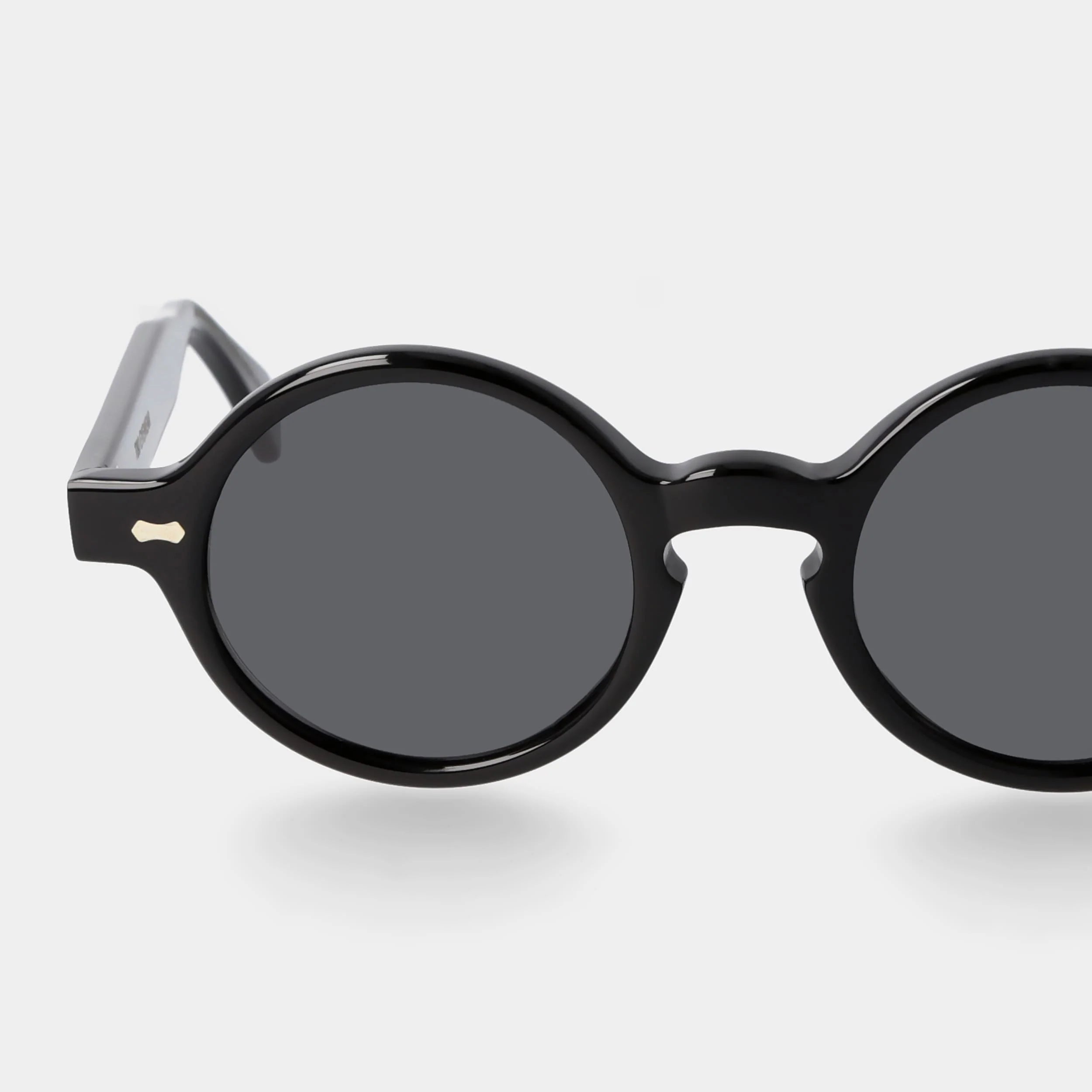 TBD Eyewear Oxford Eco Black Grey Lens Sunglasses Detail