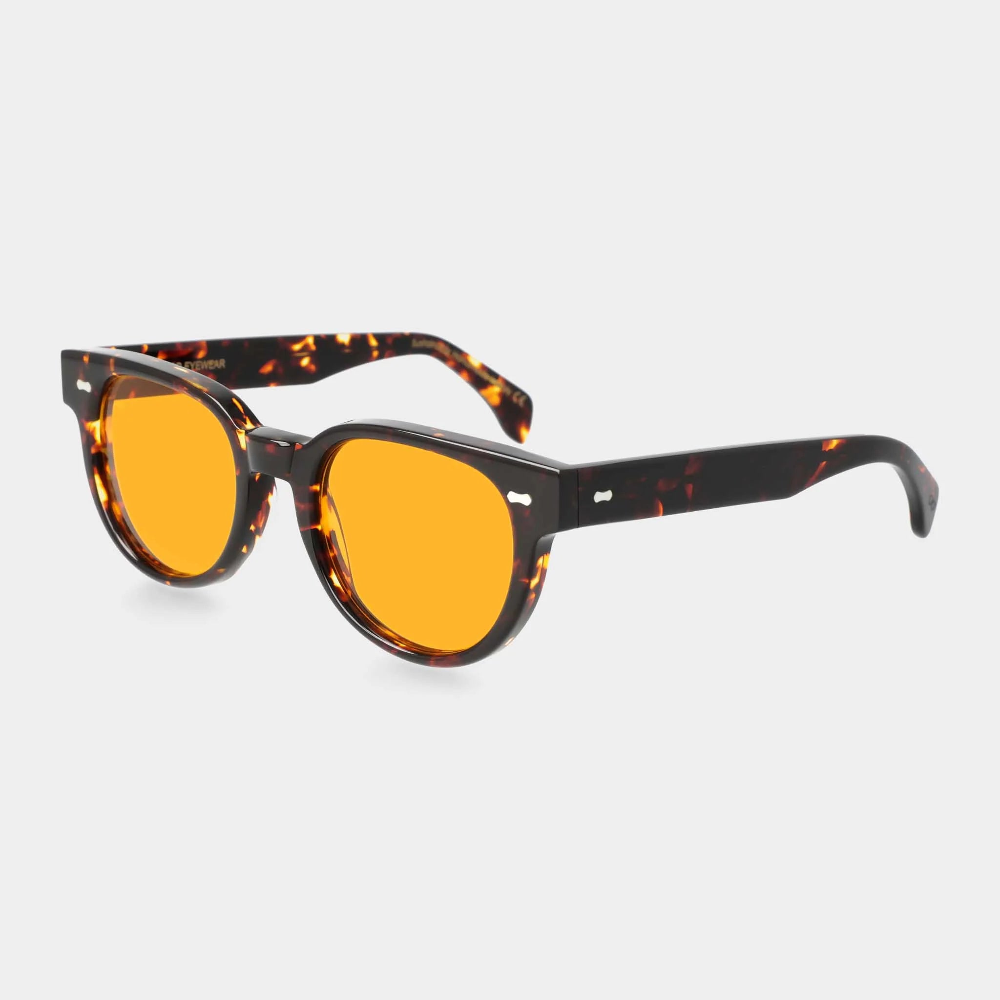 TBD Eyewear Palm Eco Dark Havana Orange Lens Sunglasses Angle