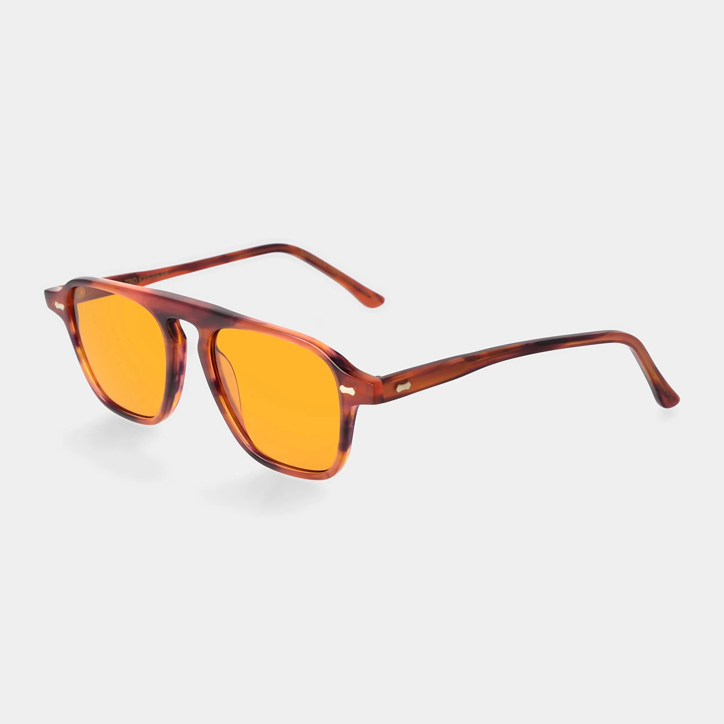 TBD Eyewear Panama Eco Havana Orange Lens Sunglasses Angle