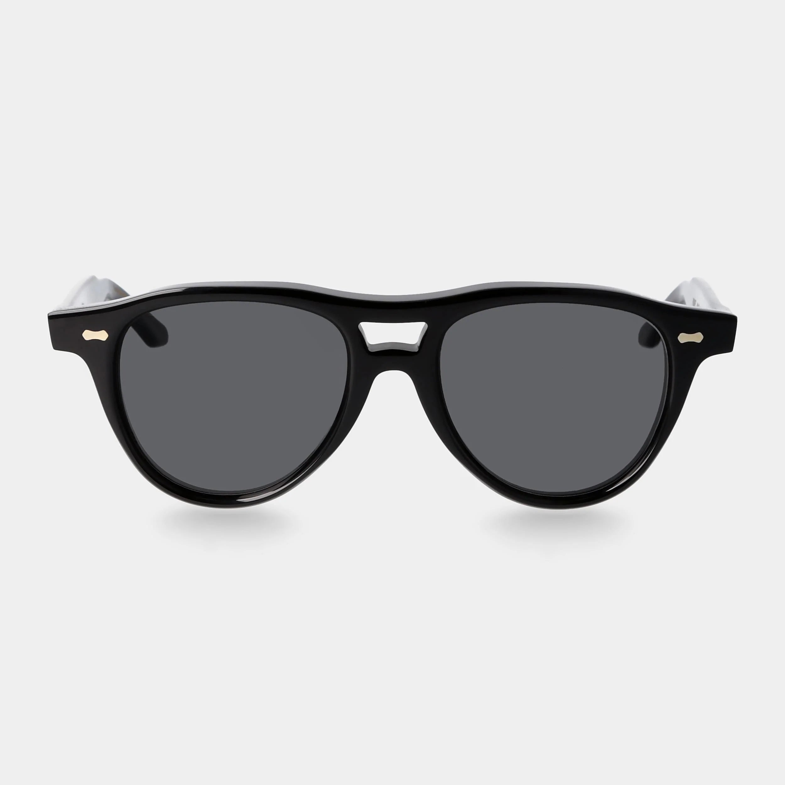 TBD Piquet Eco Black Grey Lens Sunglasses Front