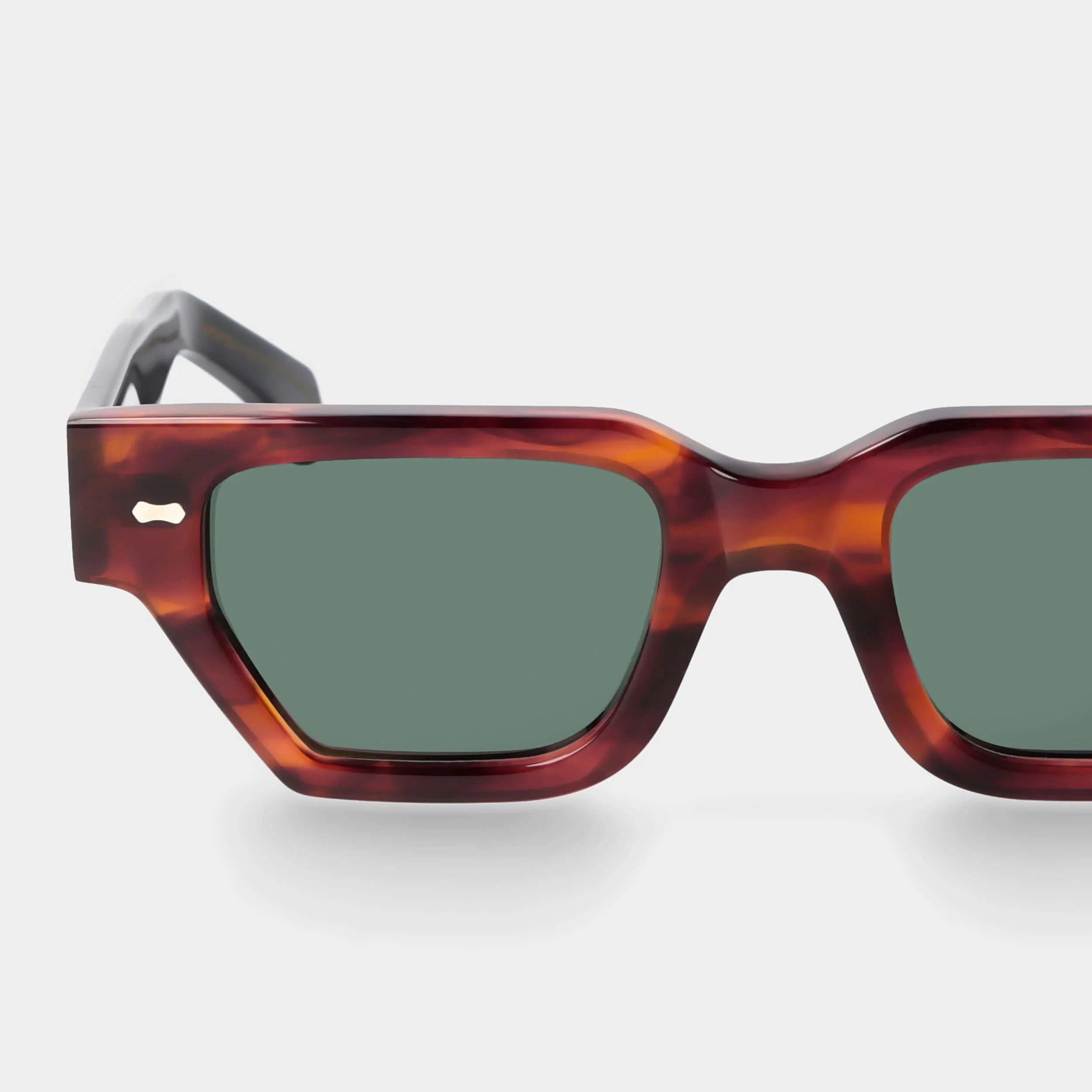 TBD Eyewear Raso Eco Bicolor Bottle Green Lens Sunglasses Detail