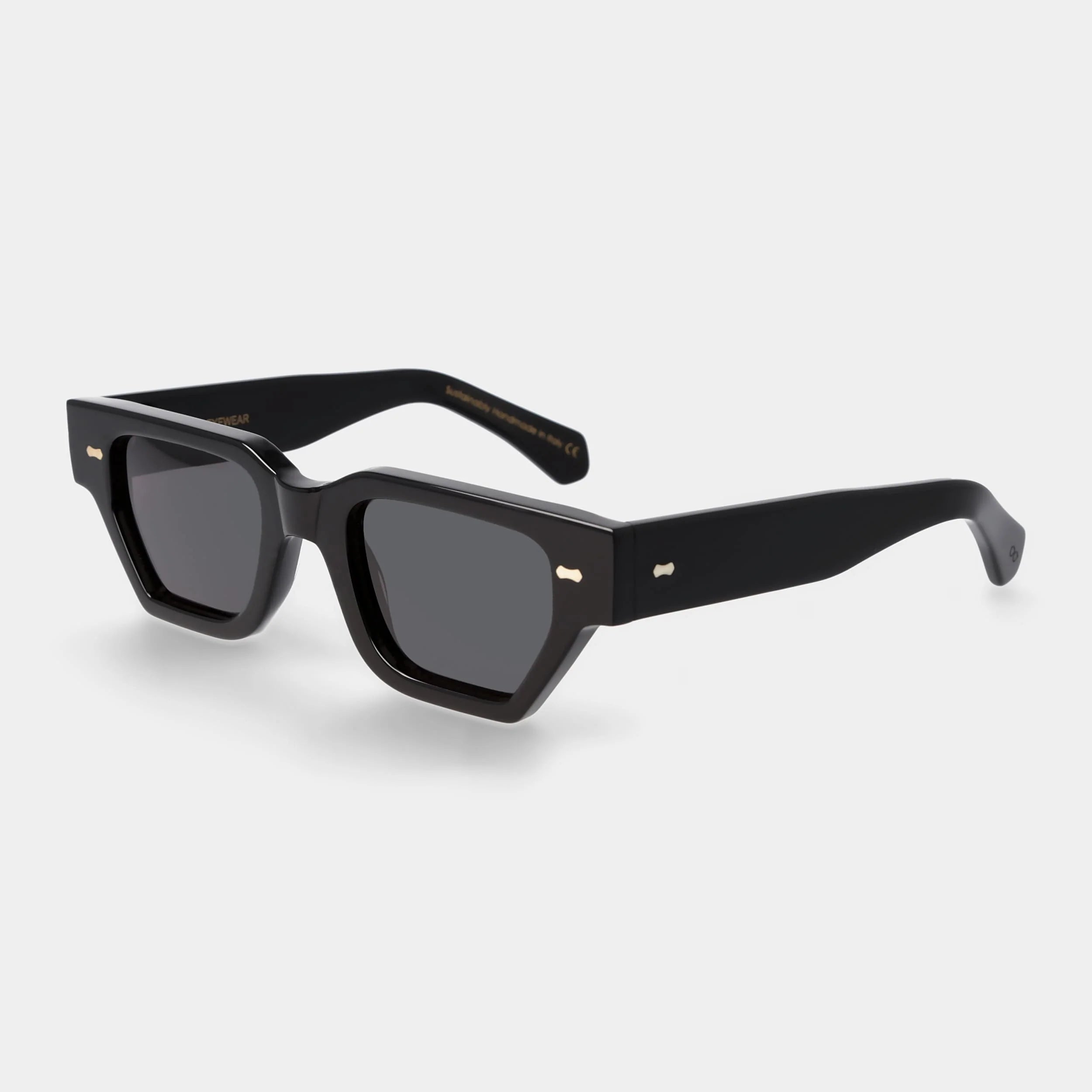 TBD Eyewear Raso Eco Black Grey Lens Sunglasses Detail