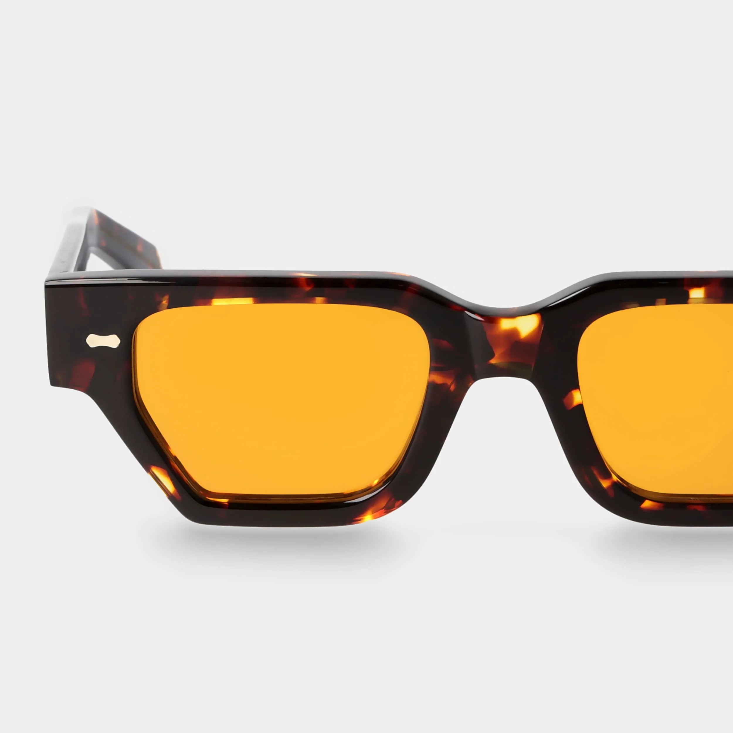 TBD Eyewear Raso Eco Dark Havana Orange Lens Sunglasses Detail