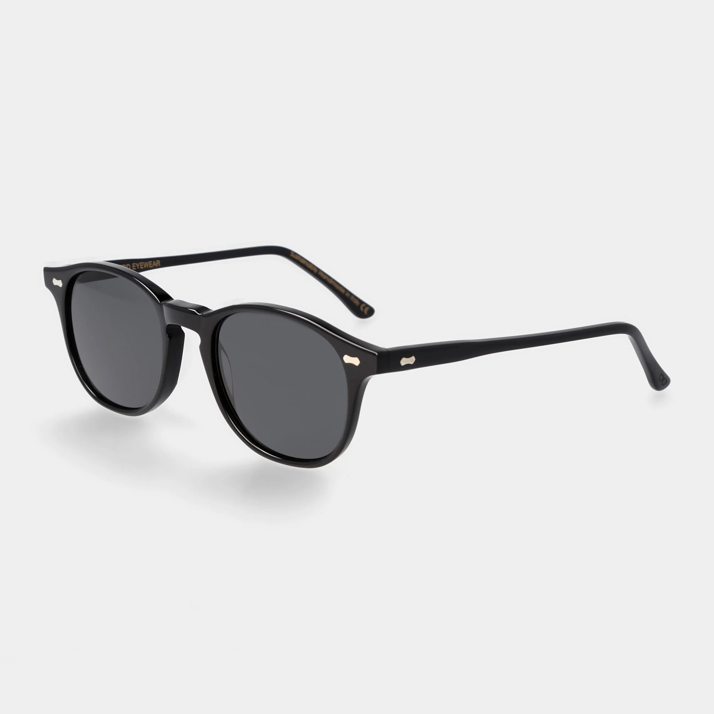 TBD Eyewear Shetland Eco Black Grey Lens Sunglasses Angle