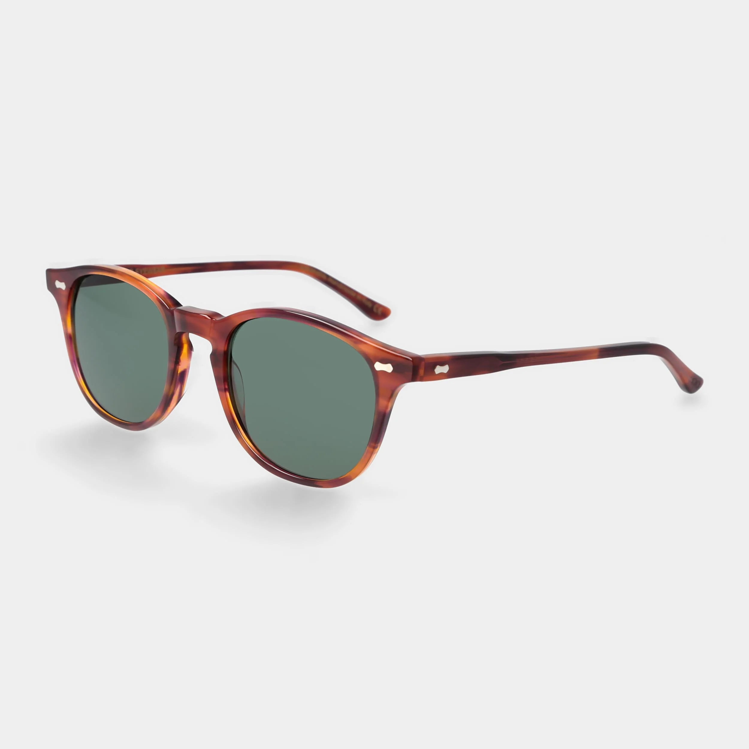 TBD Eyewear Shetland Eco Havana Bottle Green Lens Sunglasses Angle
