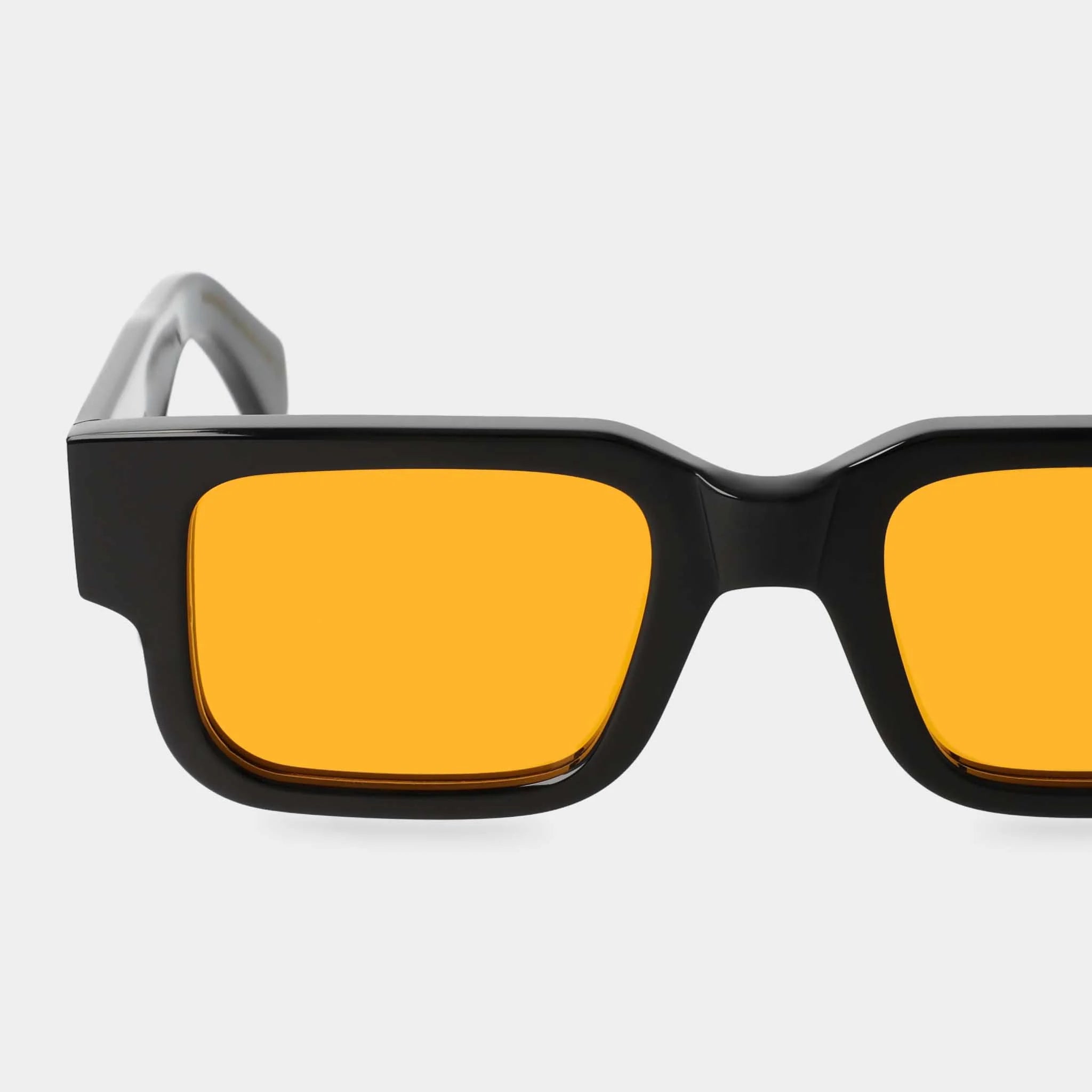 TBD Eyewear Silk Eco Black Orange Lens Sunglasses Detail