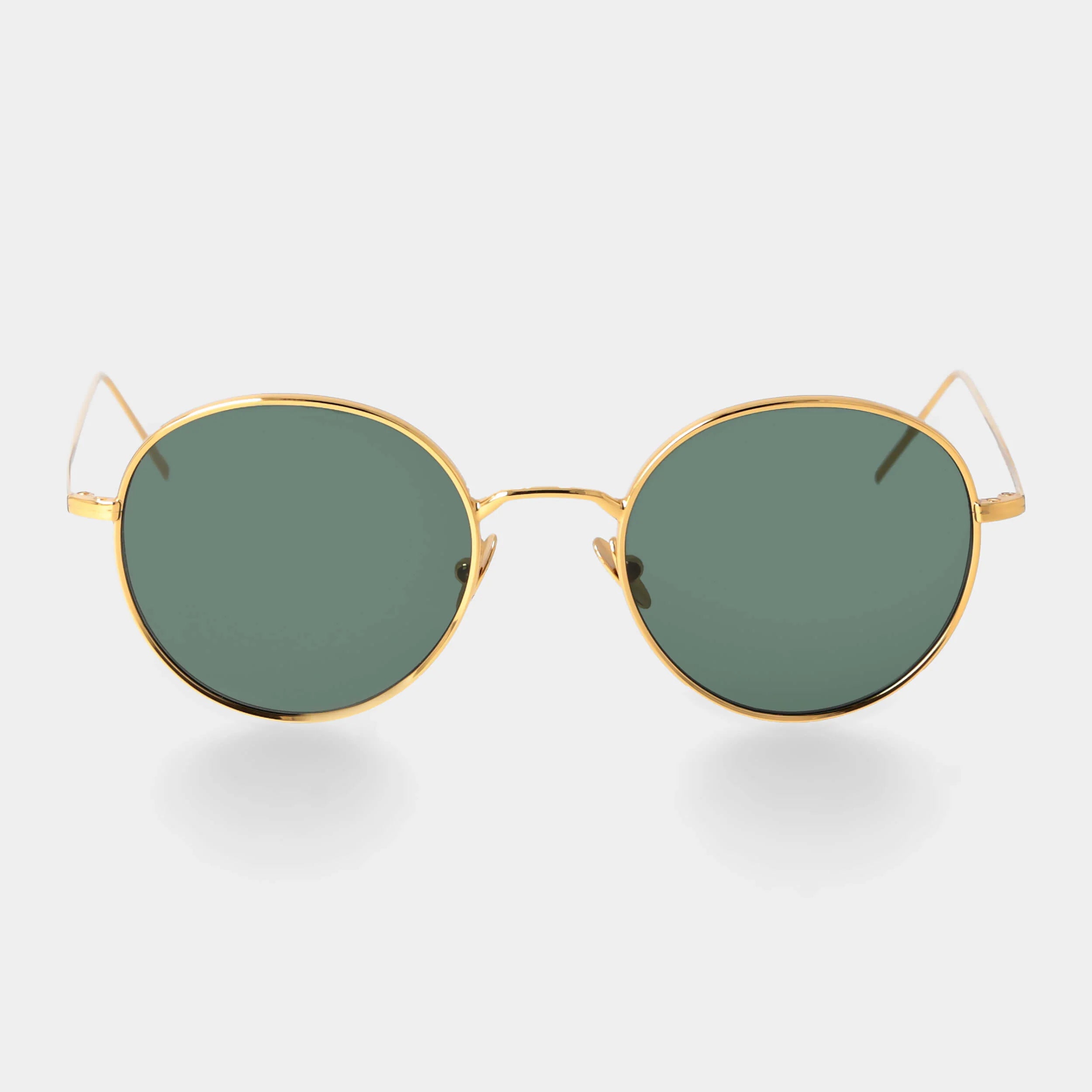 TBD Eyewear Ulster 24K Gold | Bottle Green Lens Sunglasses