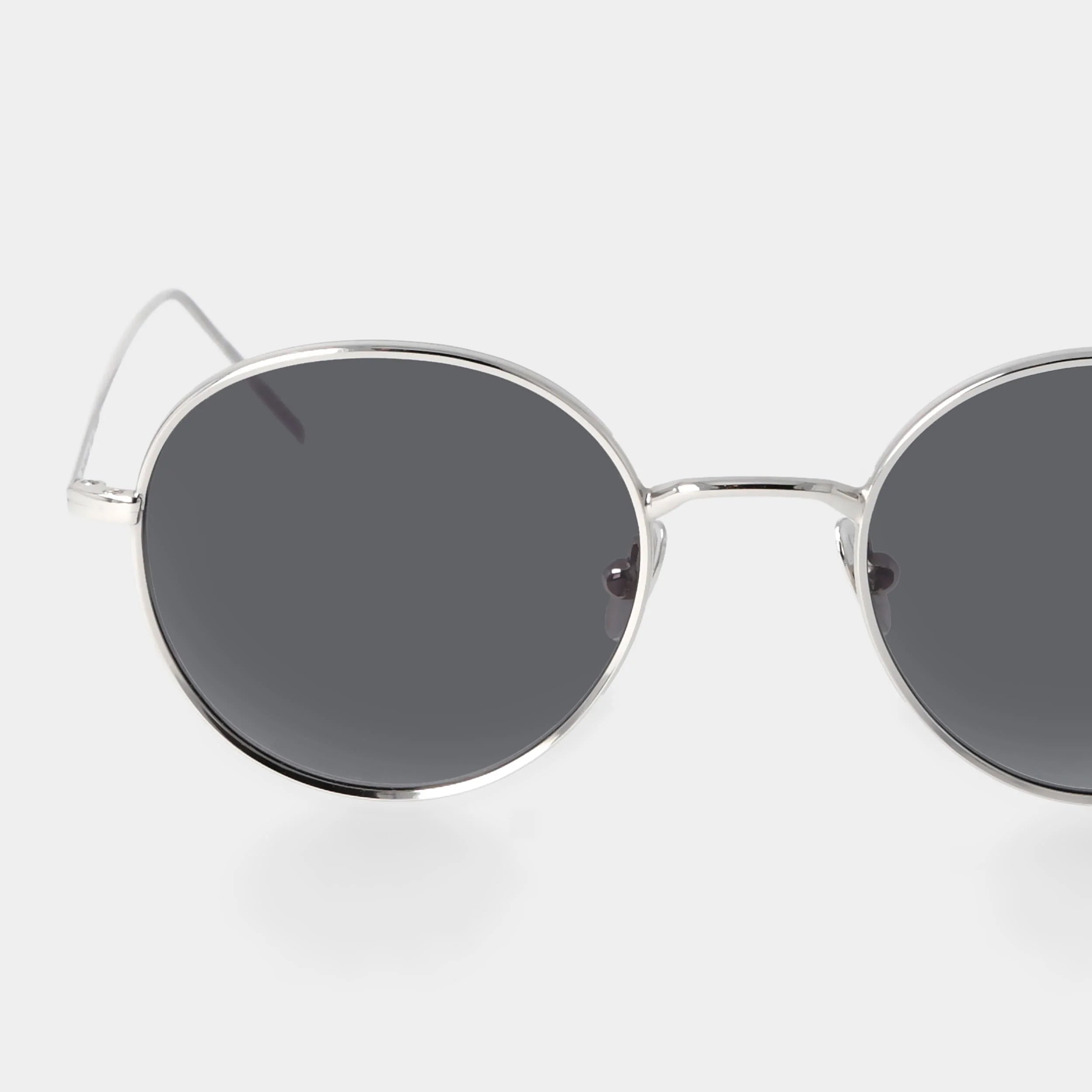 TBD Eyewear Ulster Rhodium Grey Lens Sunglasses Detail