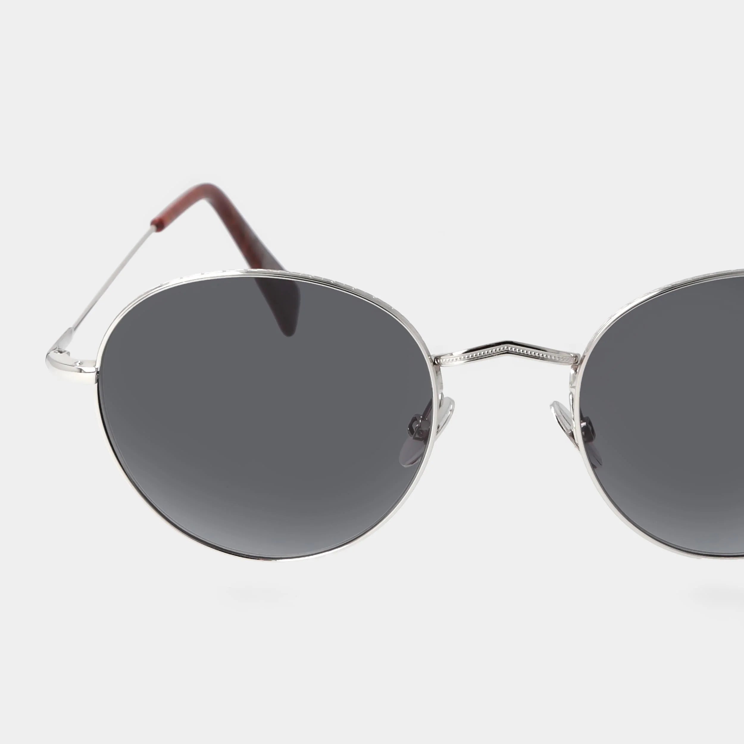 TBD Eyewear Vicuña Rhodium Grey Lens Sunglasses Detail