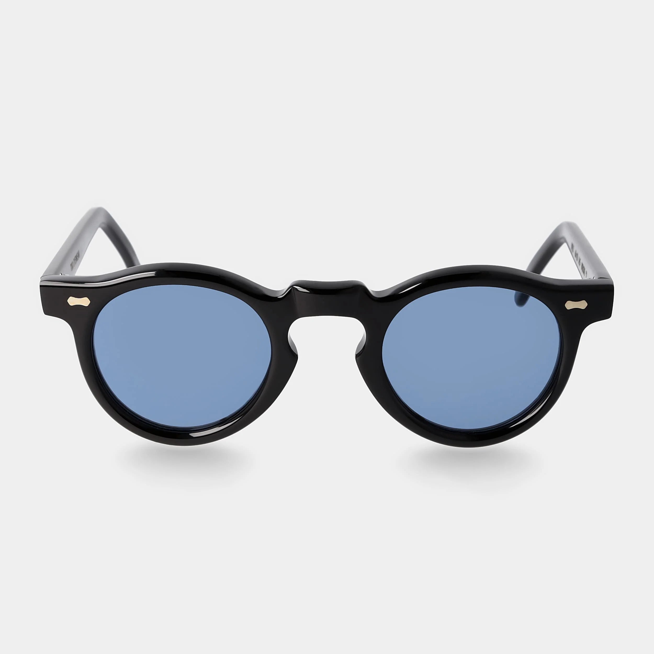 TBD Eyewear Welt Eco Black Blue Lens Sunglasses Front