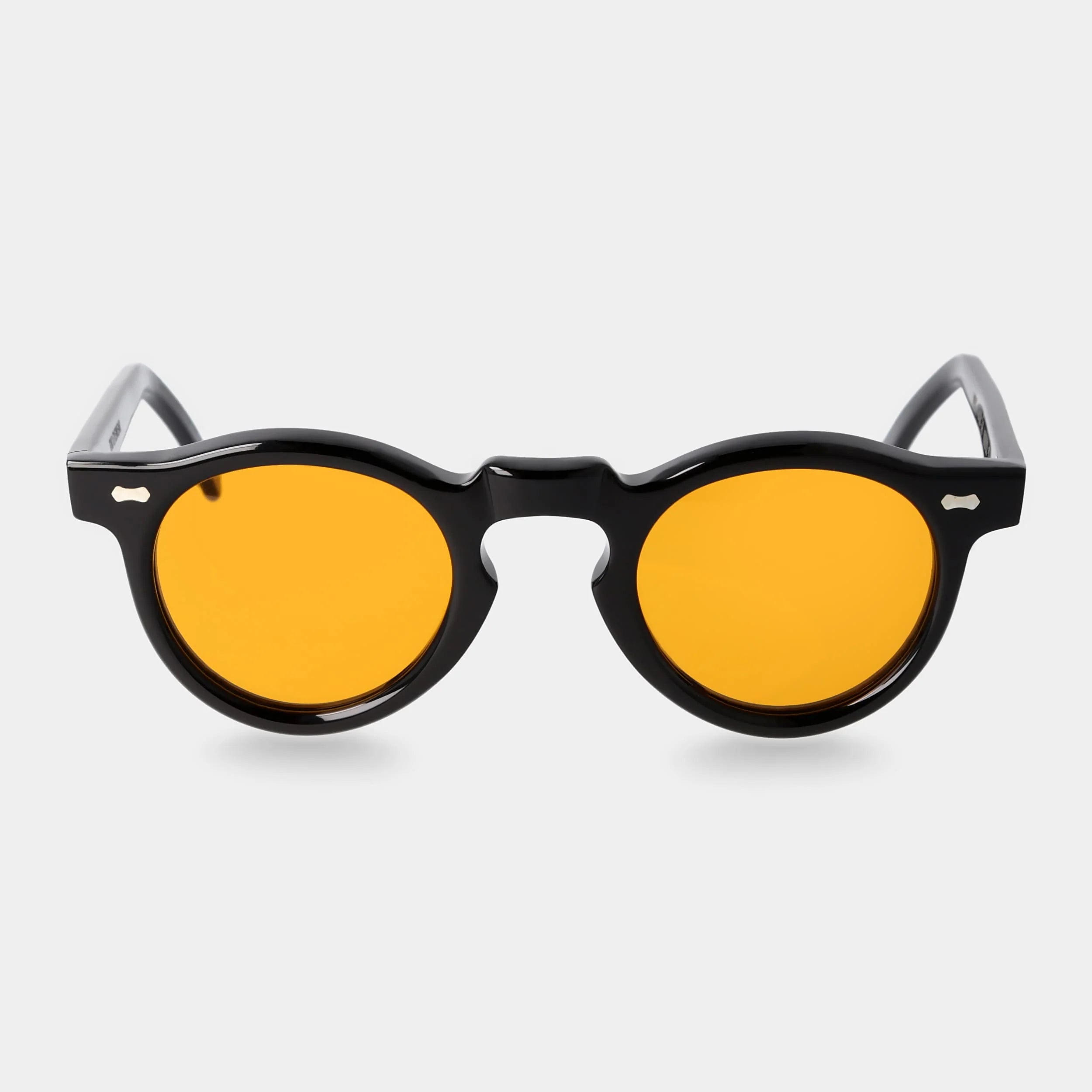 TBD Eyewear Welt Eco Black Orange Lens Sunglasses Front