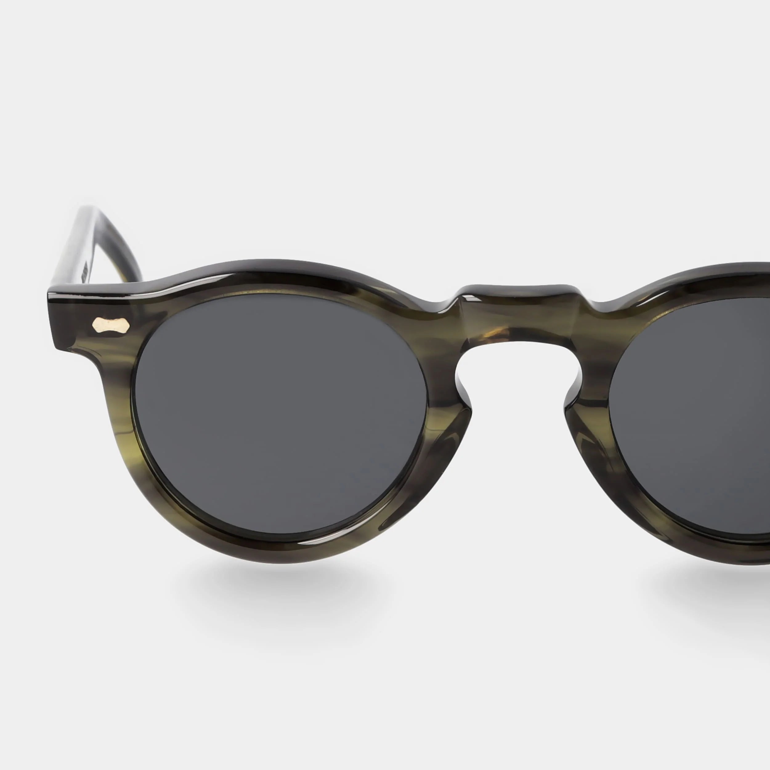 TBD Eyewear Welt Eco Green Grey Lens Sunglasses Detail