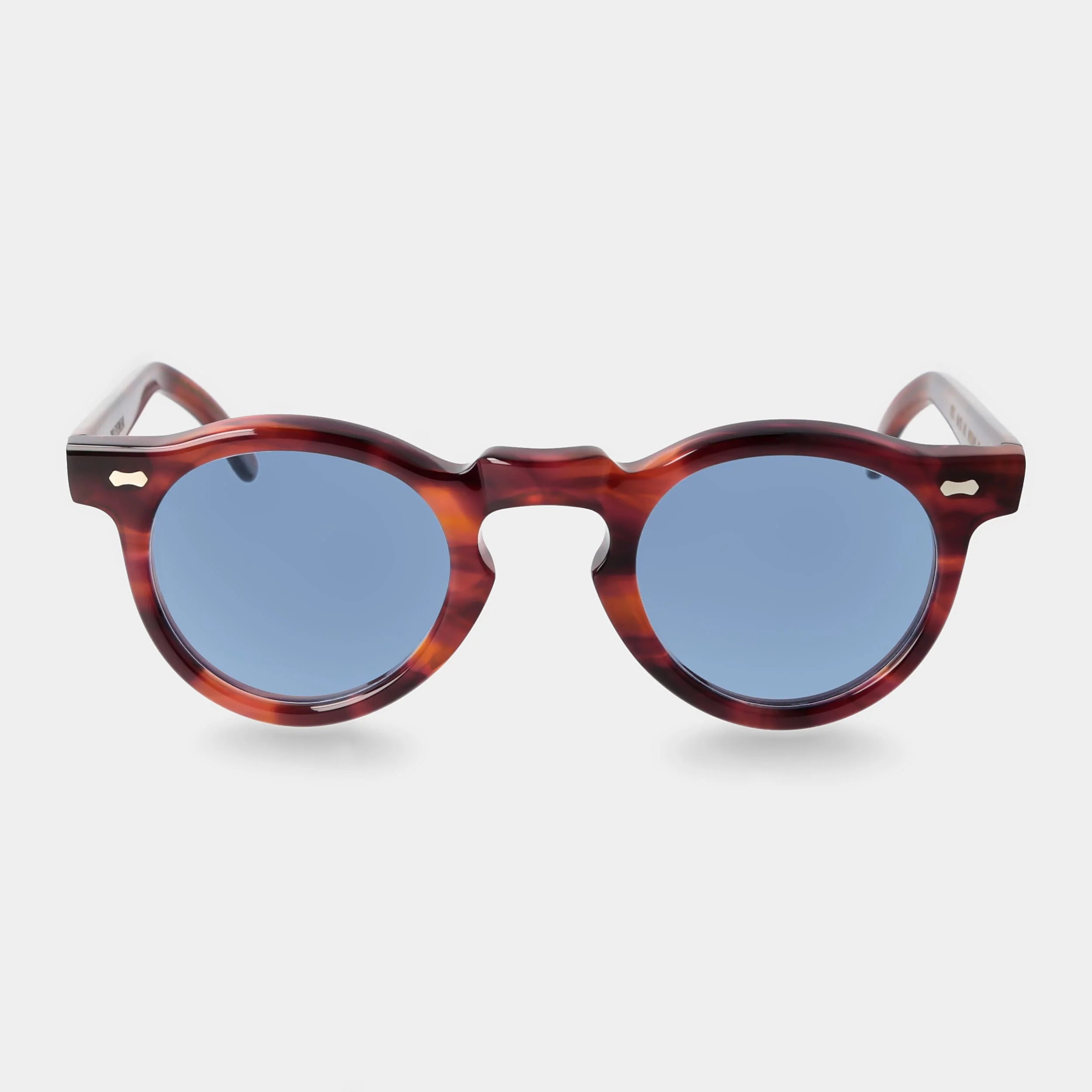 TBD Eyewear Welt Eco Havana Blue Lens Sunglasses Front