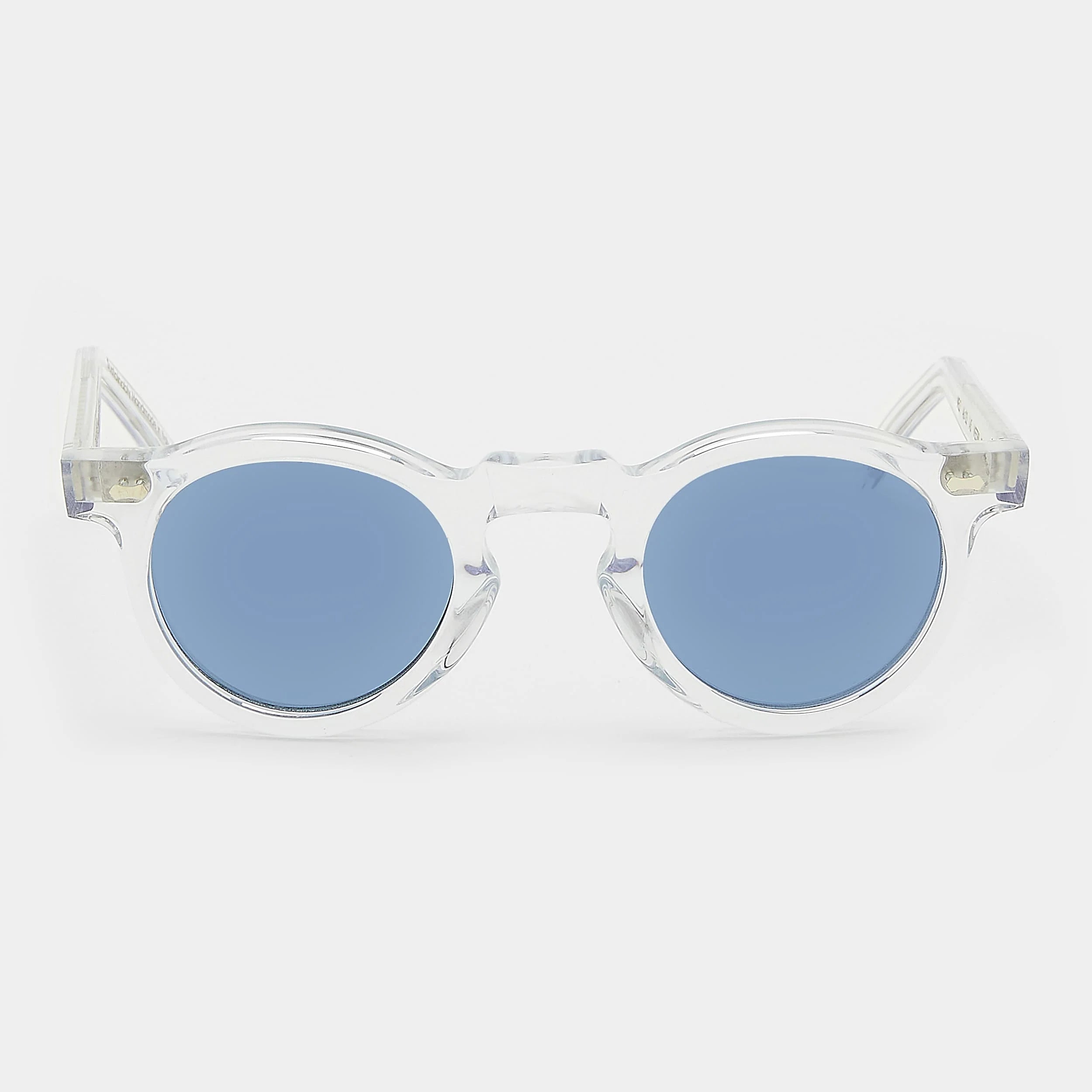 TBD Eyewear Welt Eco Transparent Blue Lens Sunglasses Front