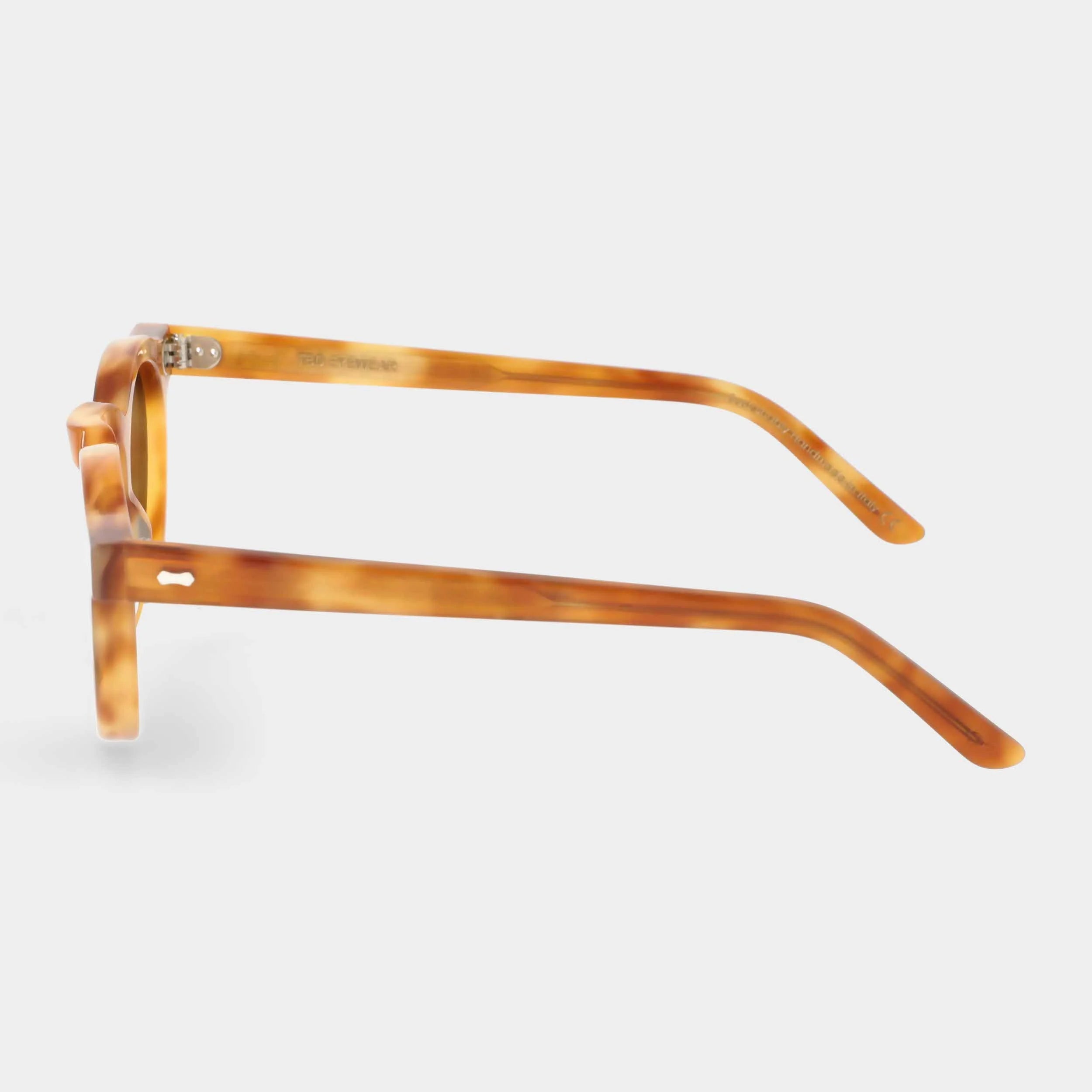 TBD Eyewear Welt Golden Havana Tobacco Lens Sunglasses Side