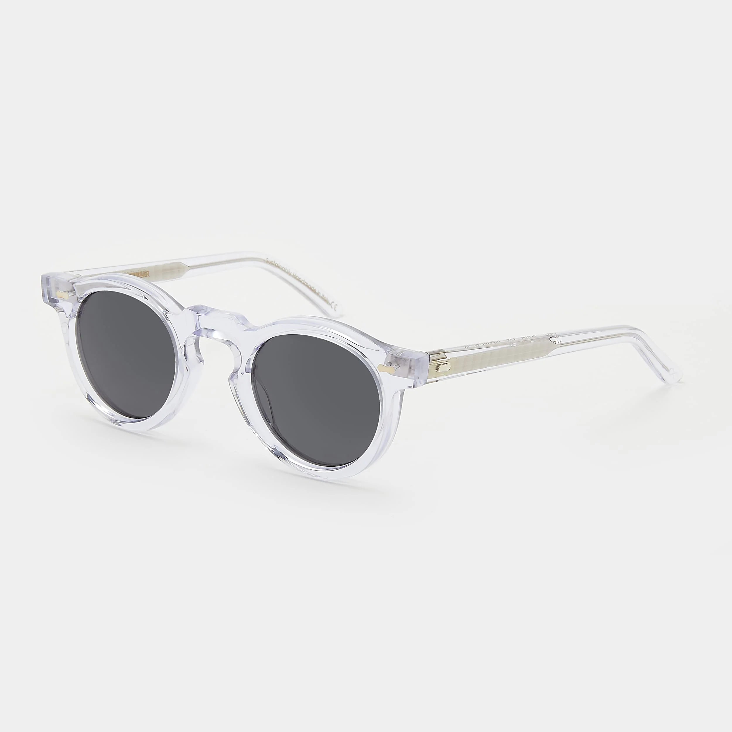 TBD Eyewear Welt Eco Transparent Grey Lens Sunglasses Angle