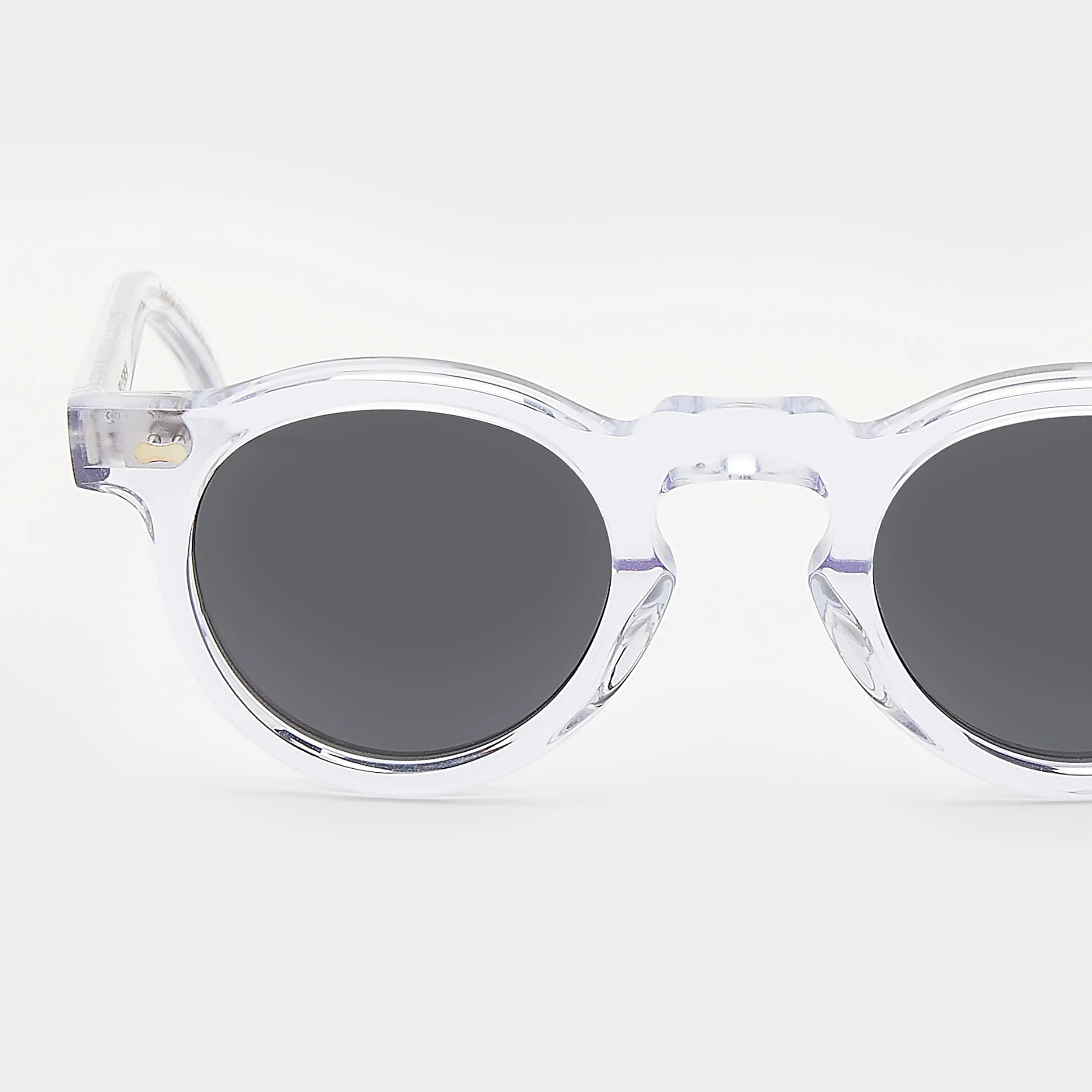 TBD Eyewear Welt Eco Transparent Grey Lens Sunglasses Detail