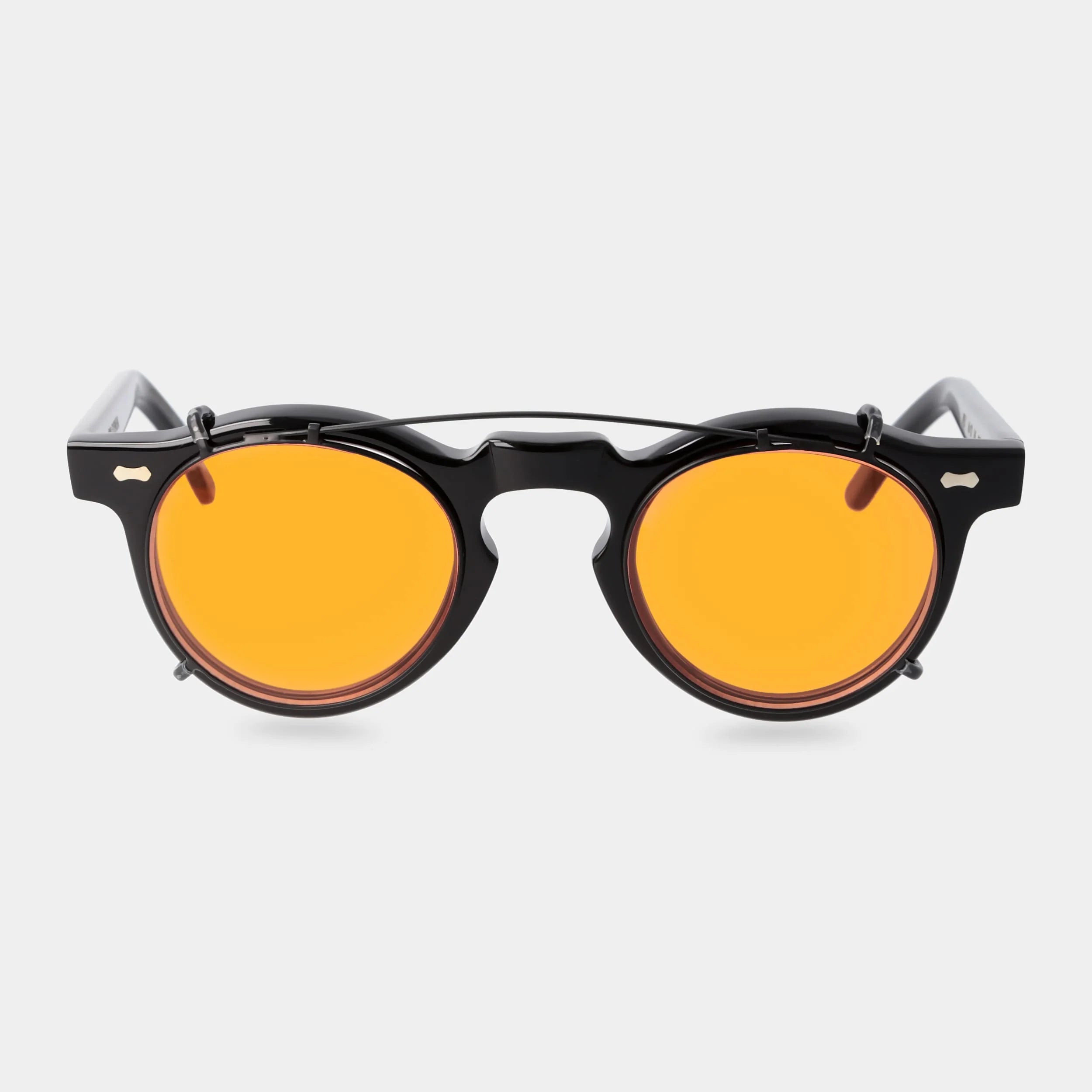 TBD Eyewear Welt with Black Orange Lens Front